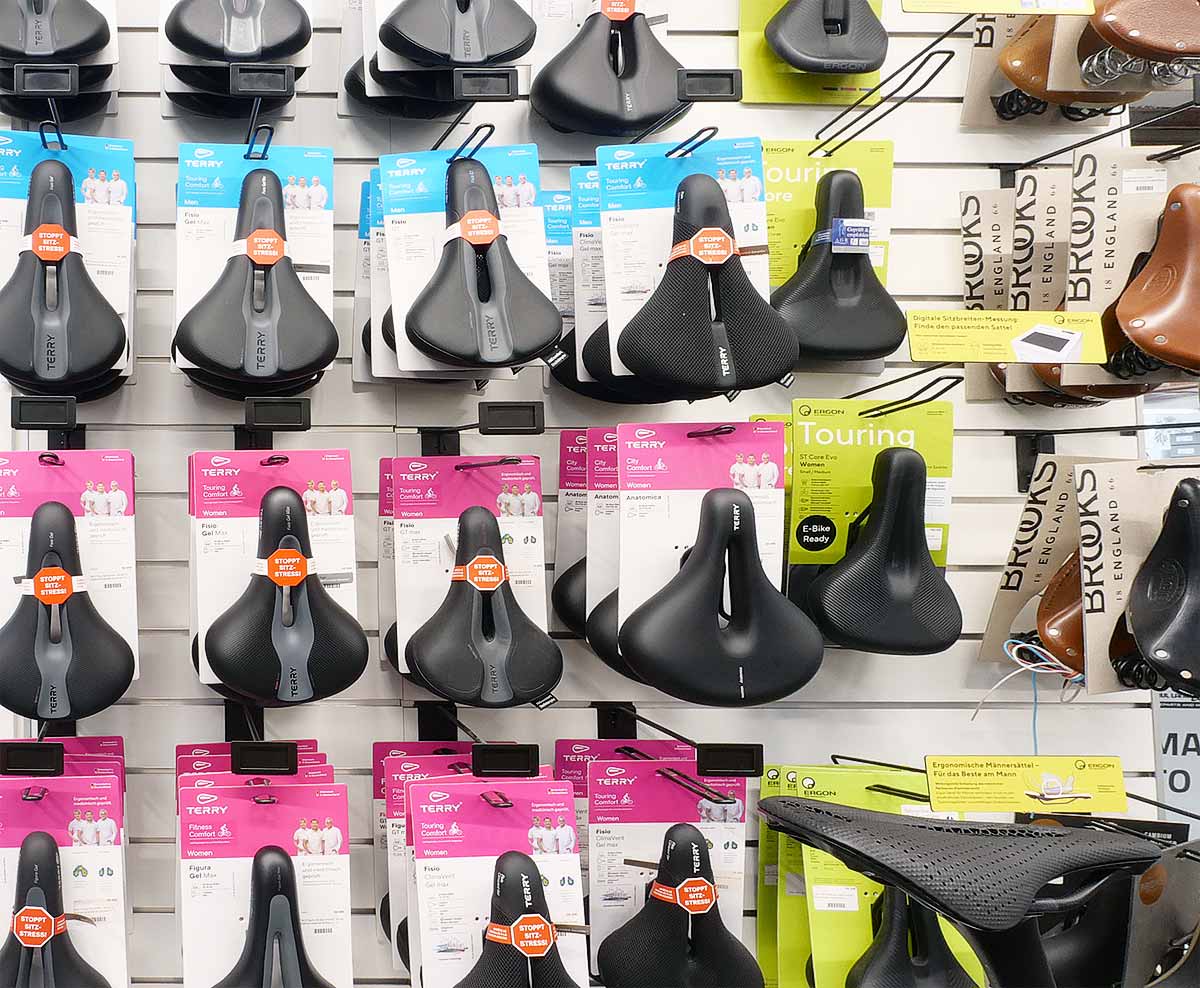Fahrrdsättel Auswahl