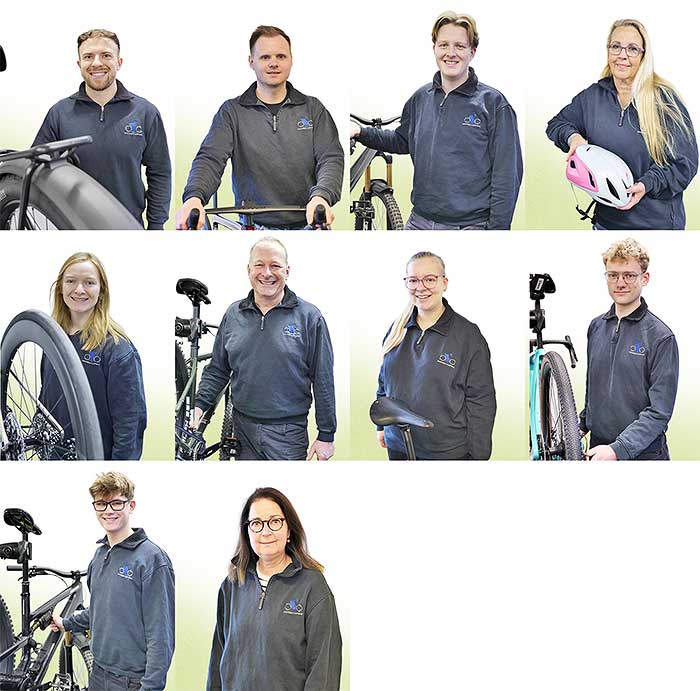 ganzes Team Radsport Schiffner